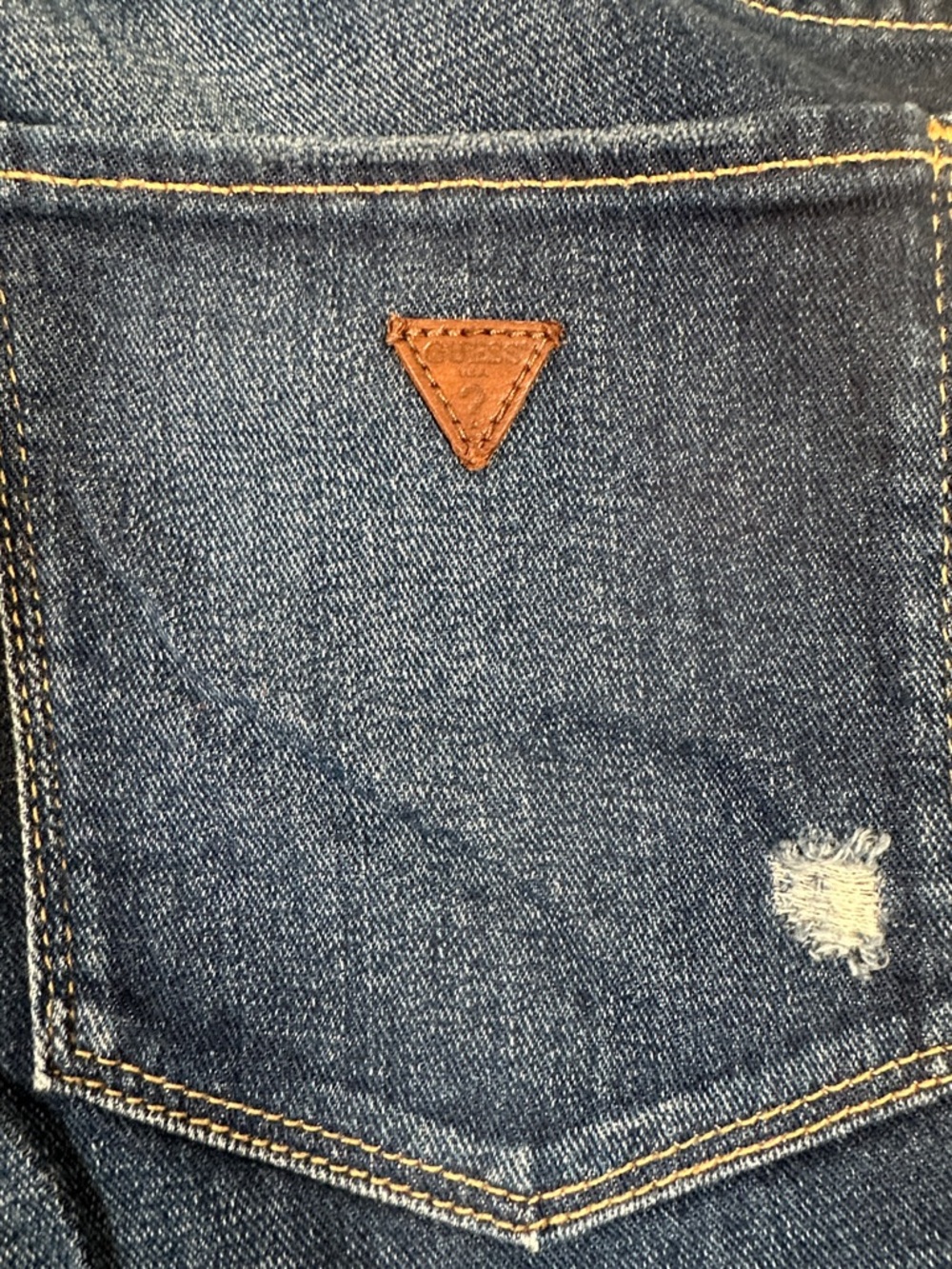 Guess Sexy Curve Distressed Jeans Size 31 - Picture 4 of 8